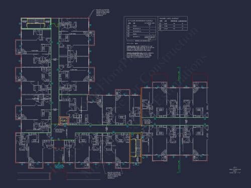 Modern Apartment Complex House Plan with 4+ Floors and Smart Urban Design