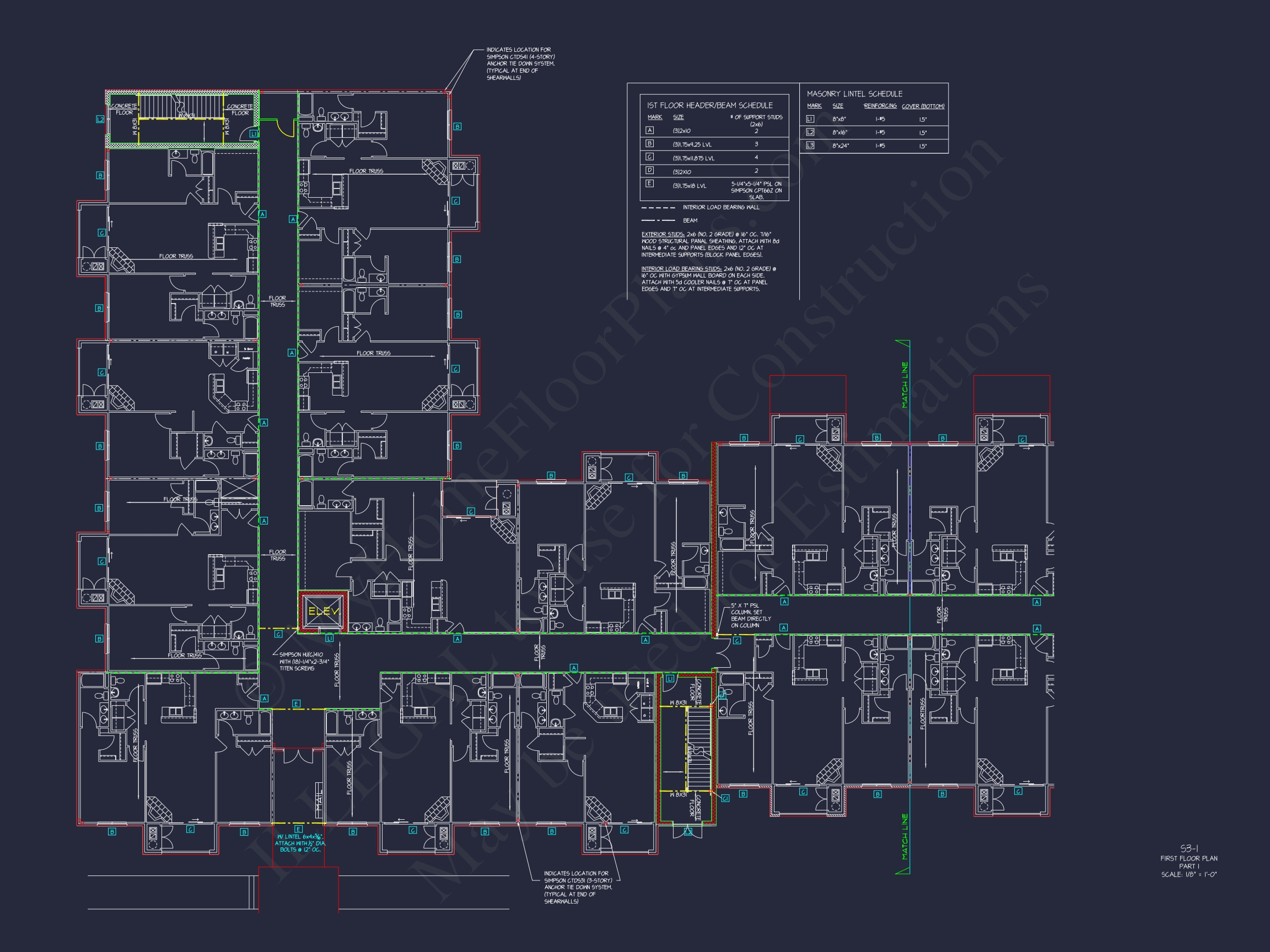 Modern Apartment Complex House Plan with 4+ Floors and Smart Urban Design