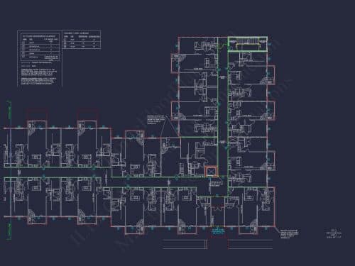 Modern Apartment Complex House Plan with 4+ Floors and Smart Urban Design