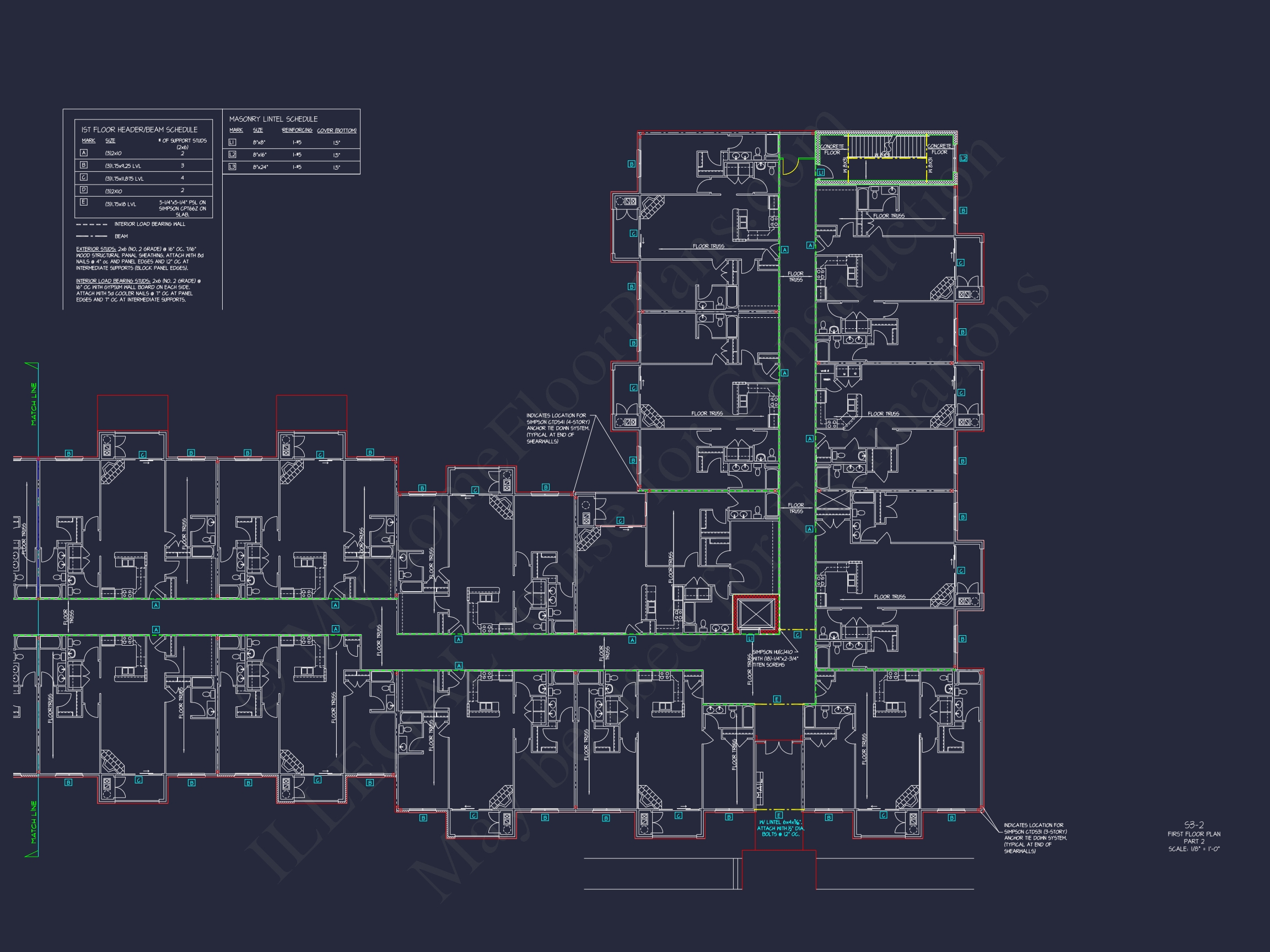 Modern Apartment Complex House Plan with 4+ Floors and Smart Urban Design