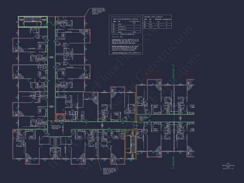 Modern Apartment Complex House Plan with 4+ Floors and Smart Urban Design