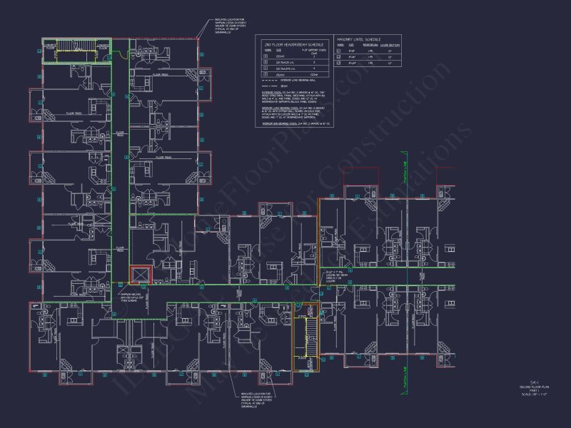 Modern Apartment Complex House Plan with 4+ Floors and Smart Urban Design