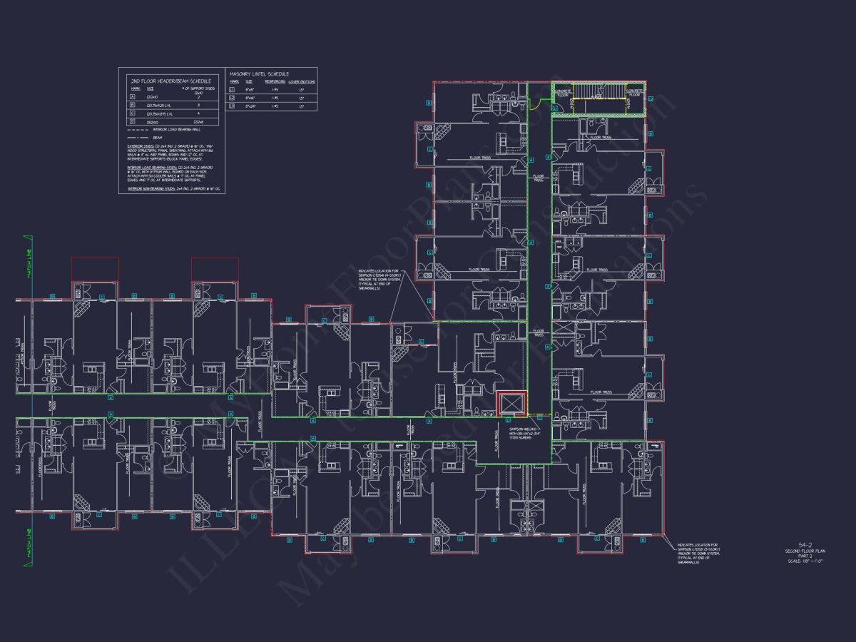 Modern Apartment Complex House Plan with 4+ Floors and Smart Urban Design