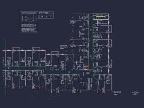 Modern Apartment Complex House Plan with 4+ Floors and Smart Urban Design