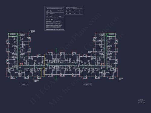 Modern Apartment Complex House Plan with 4+ Floors and Smart Urban Design