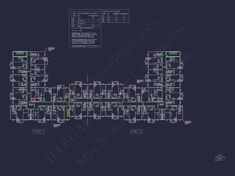 Modern Apartment Complex House Plan with 4+ Floors and Smart Urban Design