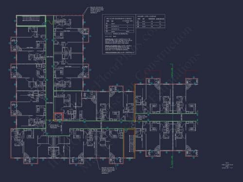 Modern Apartment Complex House Plan with 4+ Floors and Smart Urban Design