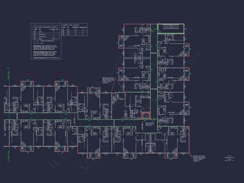 Modern Apartment Complex House Plan with 4+ Floors and Smart Urban Design