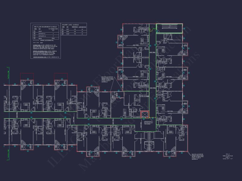 Modern Apartment Complex House Plan with 4+ Floors and Smart Urban Design