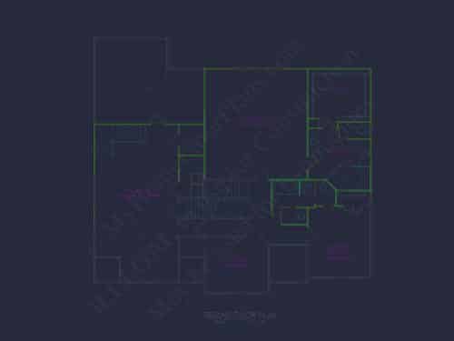Stunning 3-Floor House Plan with Colonial Revival Architecture