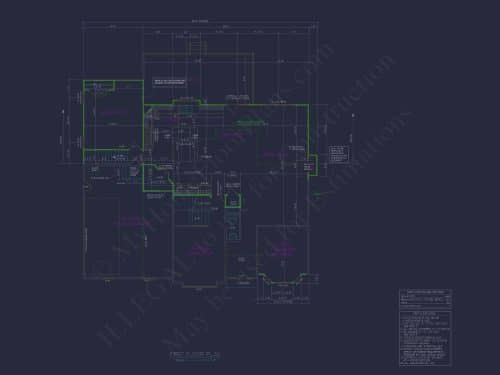 Stunning 3-Floor House Plan with Colonial Revival Architecture