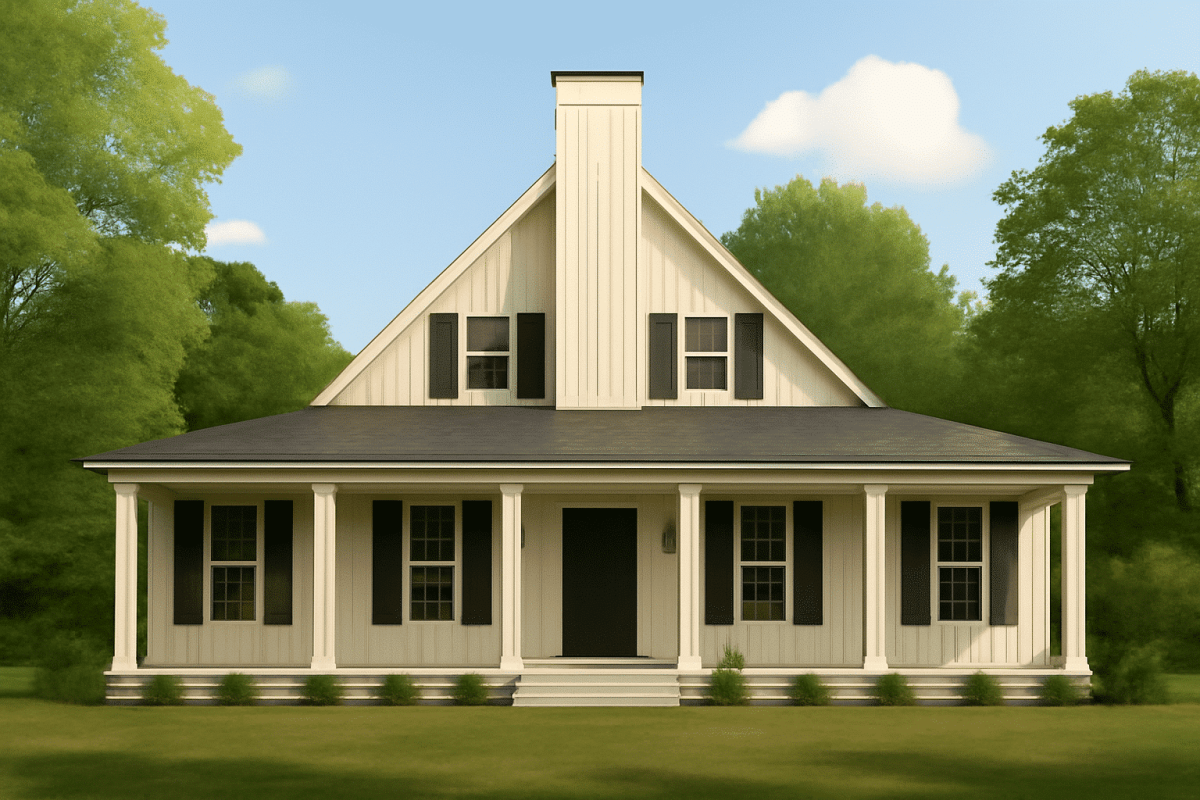 Custom Home Plan CAD Floor Plan for Cozy Architectural Designs