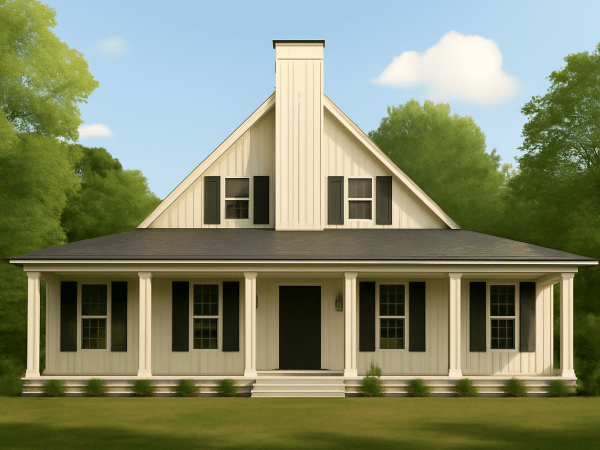 Custom Home Plan CAD Floor Plan for Cozy Architectural Designs