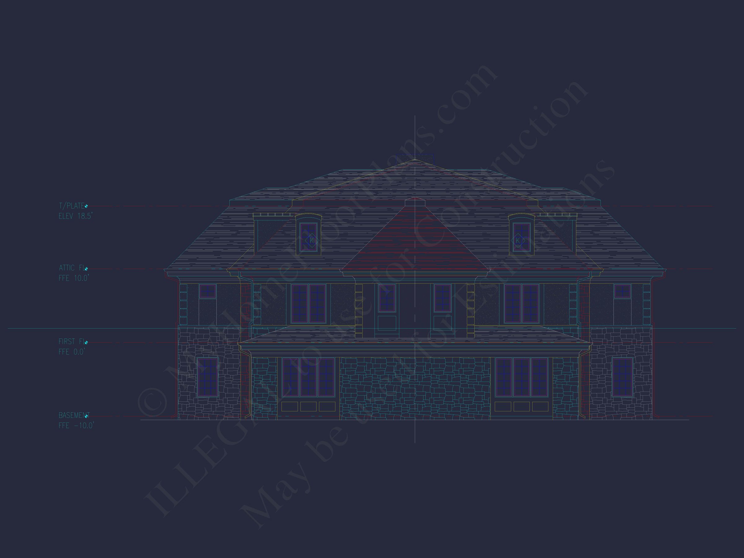 Modern Duplex Home Plan with Open Floor Plan & Detailed CAD Designs