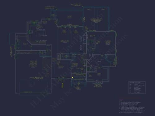 Spacious Home Plan with 2 Stories, 3 Bedrooms & CAD Designs