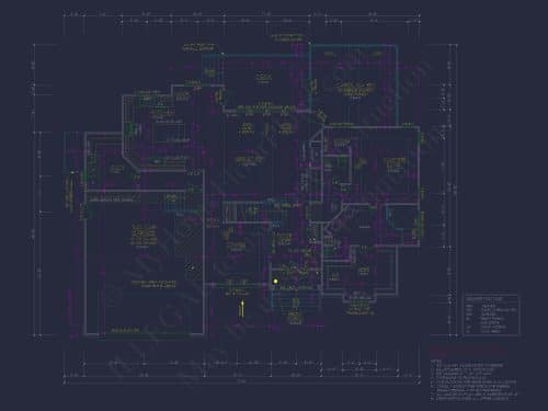 Spacious Home Plan with 2 Stories, 3 Bedrooms & CAD Designs