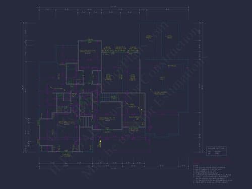 Spacious Home Plan with 2 Stories, 3 Bedrooms & CAD Designs