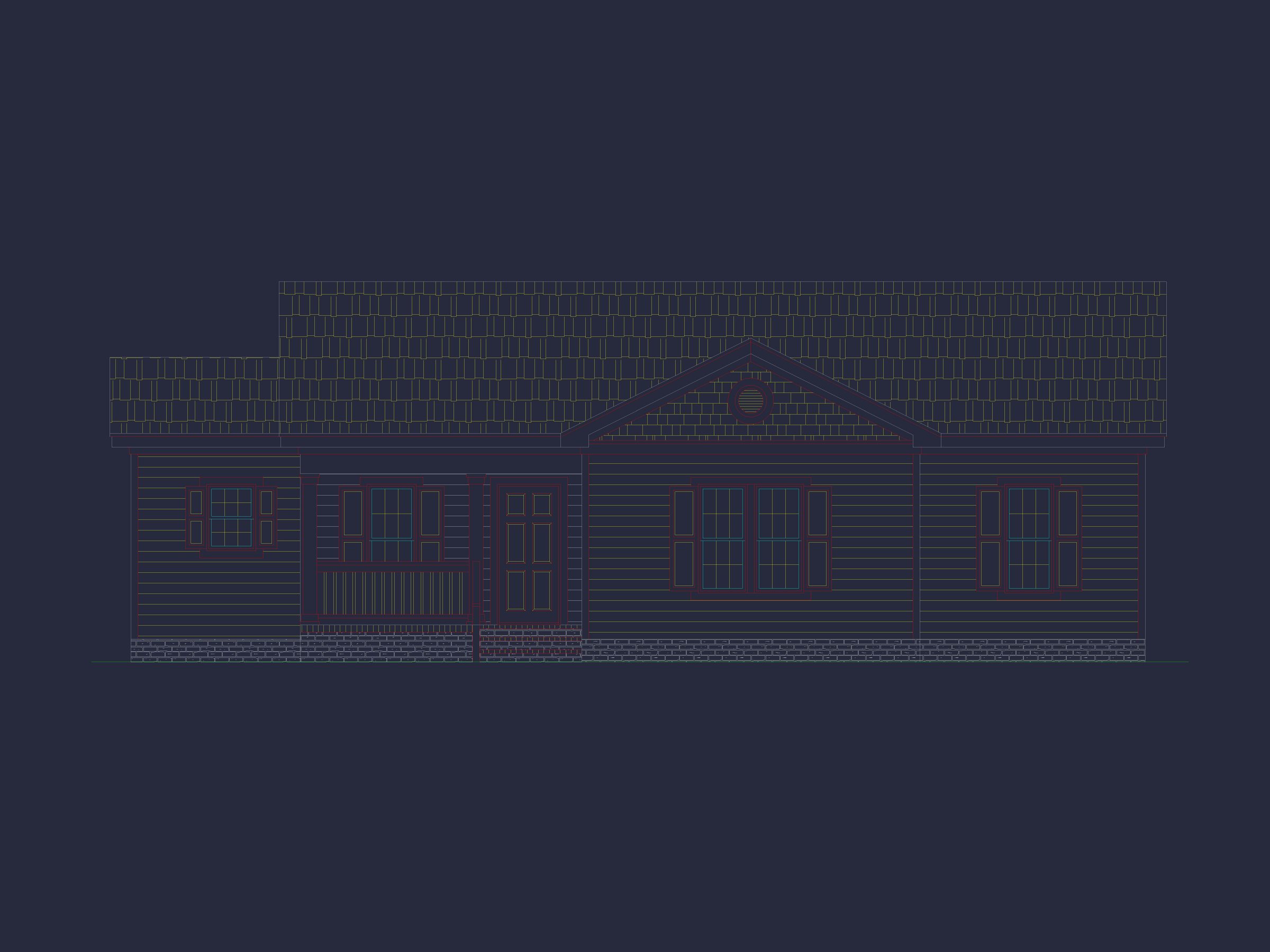 Ranch Style CAD Floor Plan for Dream Home Design and Blueprint