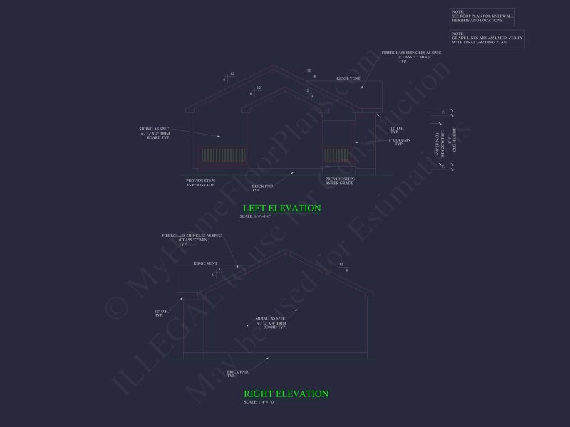 Ranch Style CAD Floor Plan for Dream Home Design and Blueprint