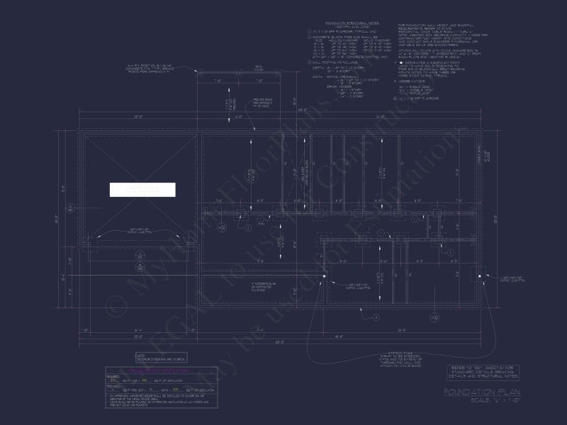 Beautiful Ranch House Floor Plan with CAD Designs & Blueprint