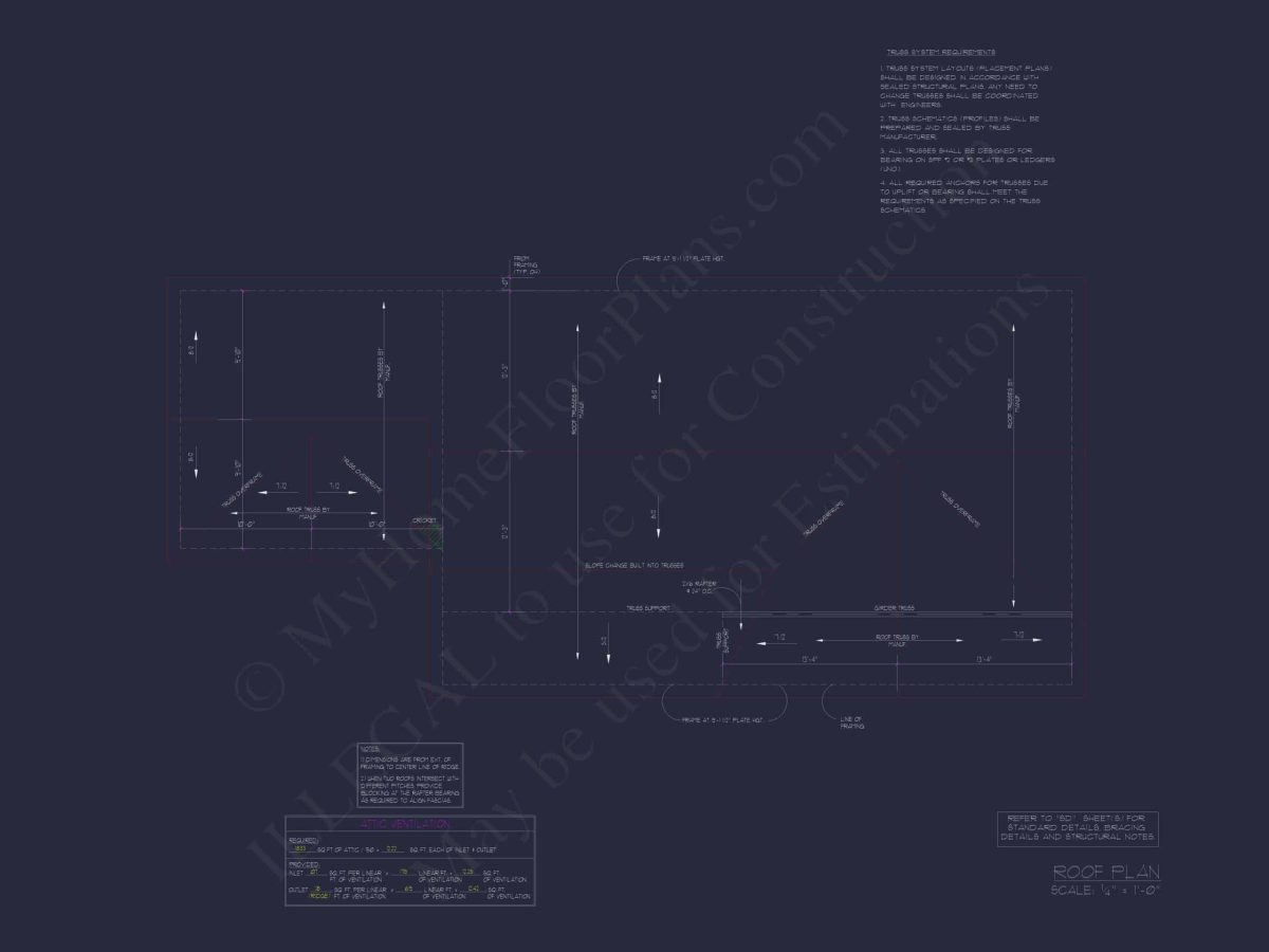 Beautiful Ranch House Floor Plan with CAD Designs & Blueprint