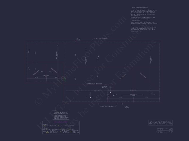 Beautiful Ranch House Floor Plan with CAD Designs & Blueprint