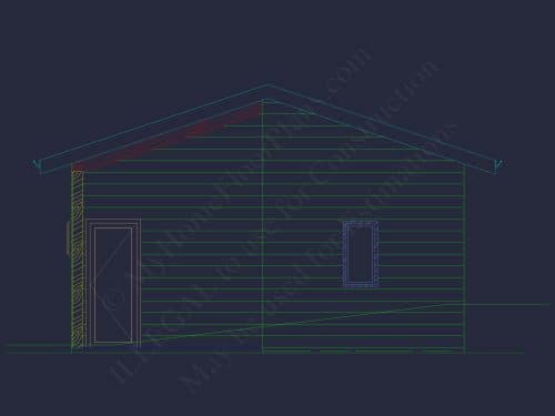Pool House Floor Plan with Open Layout | CAD Home Designs