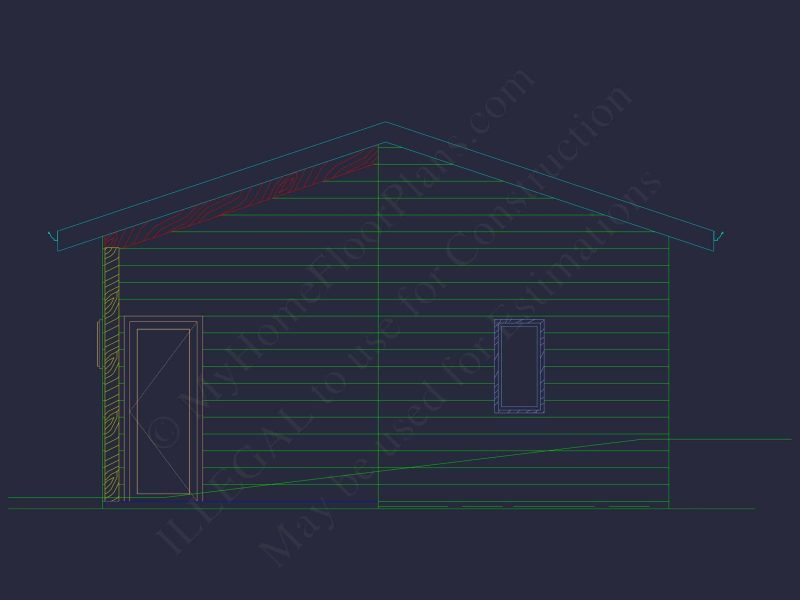 Pool House Floor Plan with Open Layout | CAD Home Designs