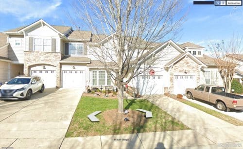 Elegant 3-Story Townhome Blueprint with Spacious Layout