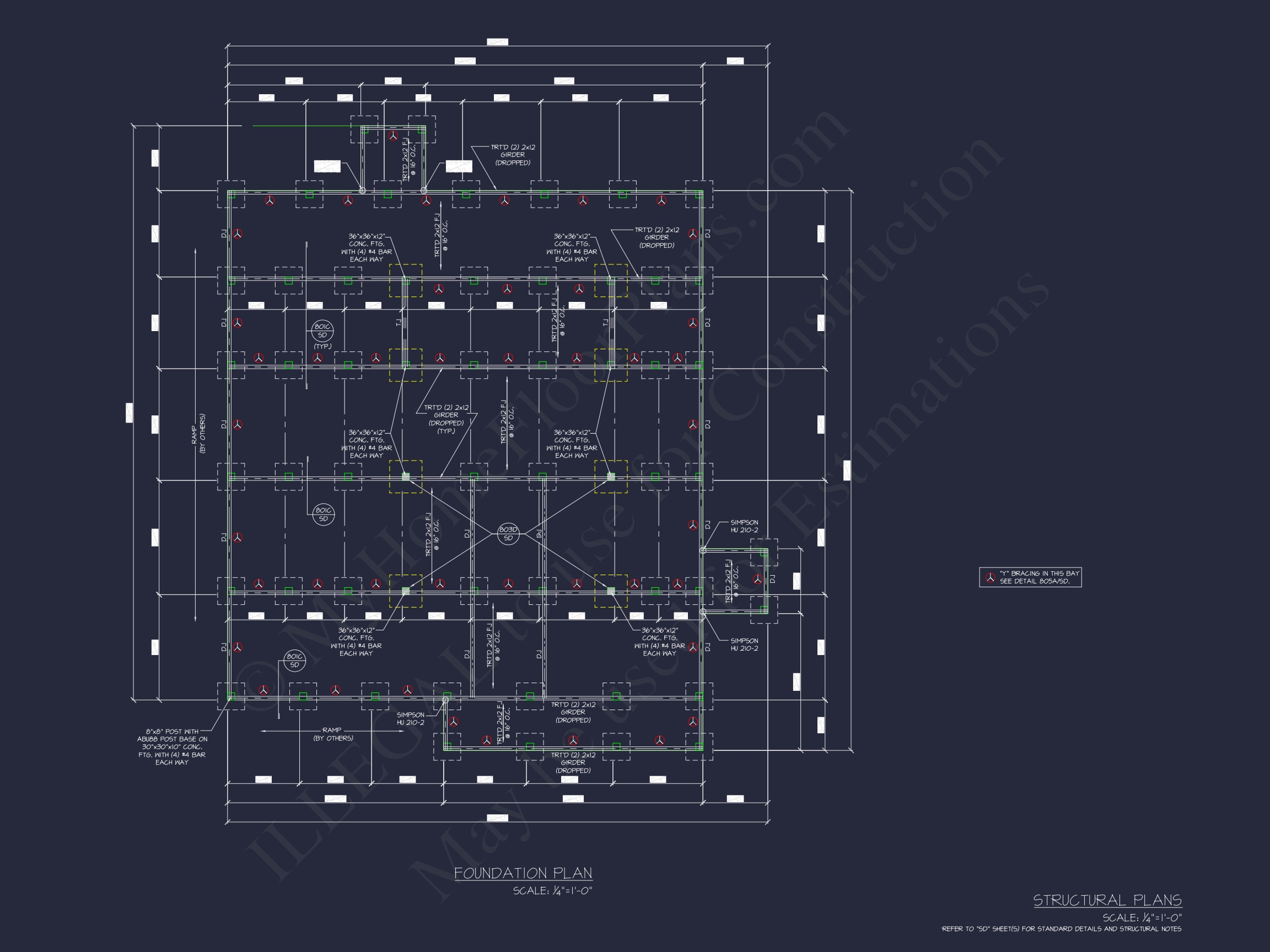 Elegant Pavilion Home Plan: Architectural Blueprint CAD Designs