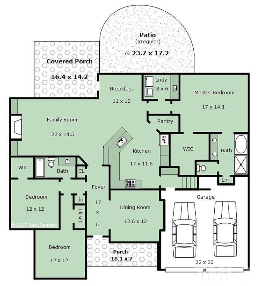 1.5-Story House Plan with Open Layout and CAD Blueprints