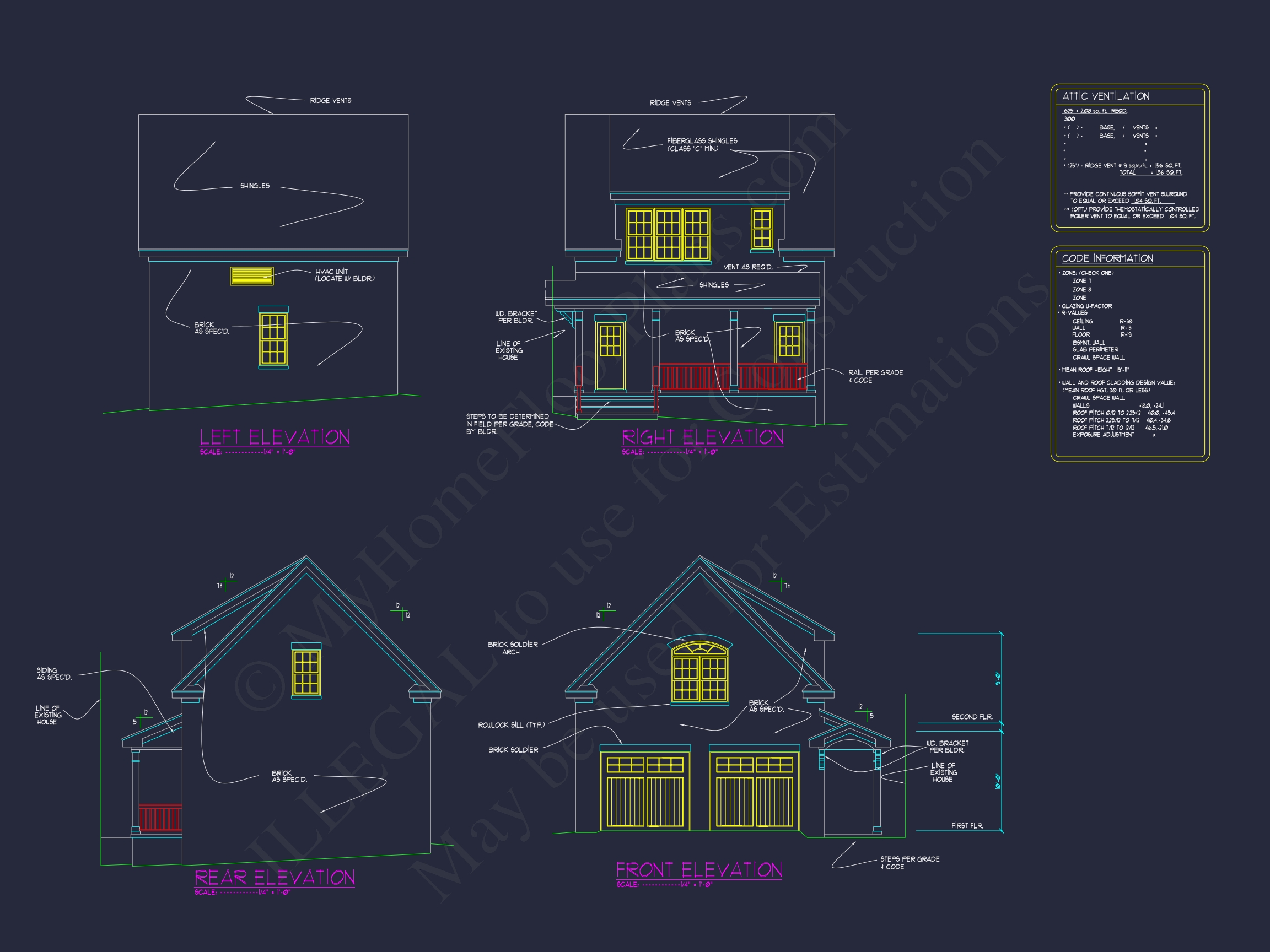Elegant Garage Living Space Plan – CAD Architecture Blueprint