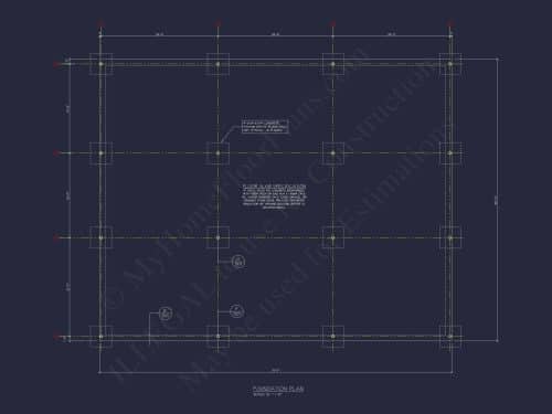 Modern Commercial Building Blueprint with CAD Designs