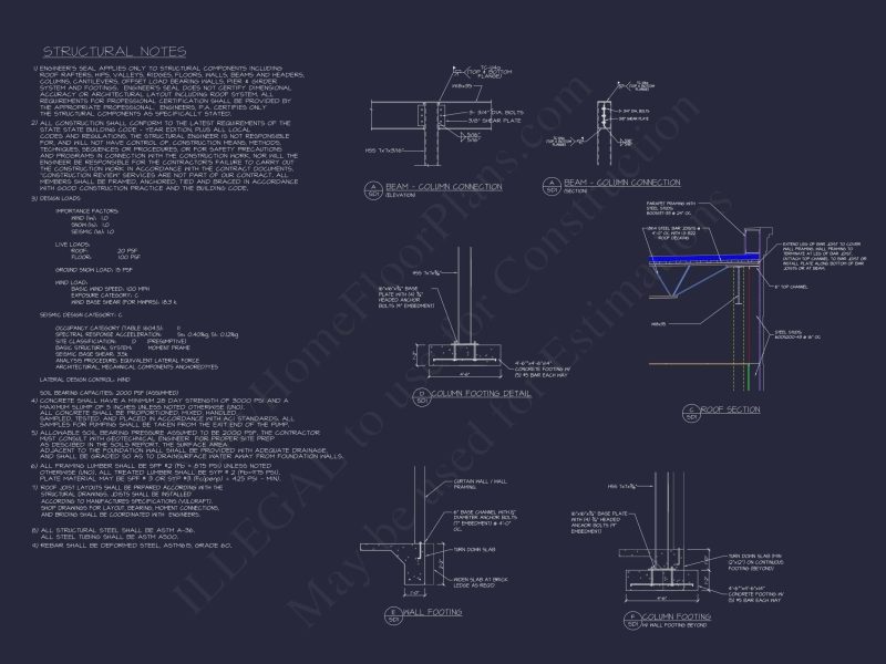 Modern Commercial Building Blueprint with CAD Designs