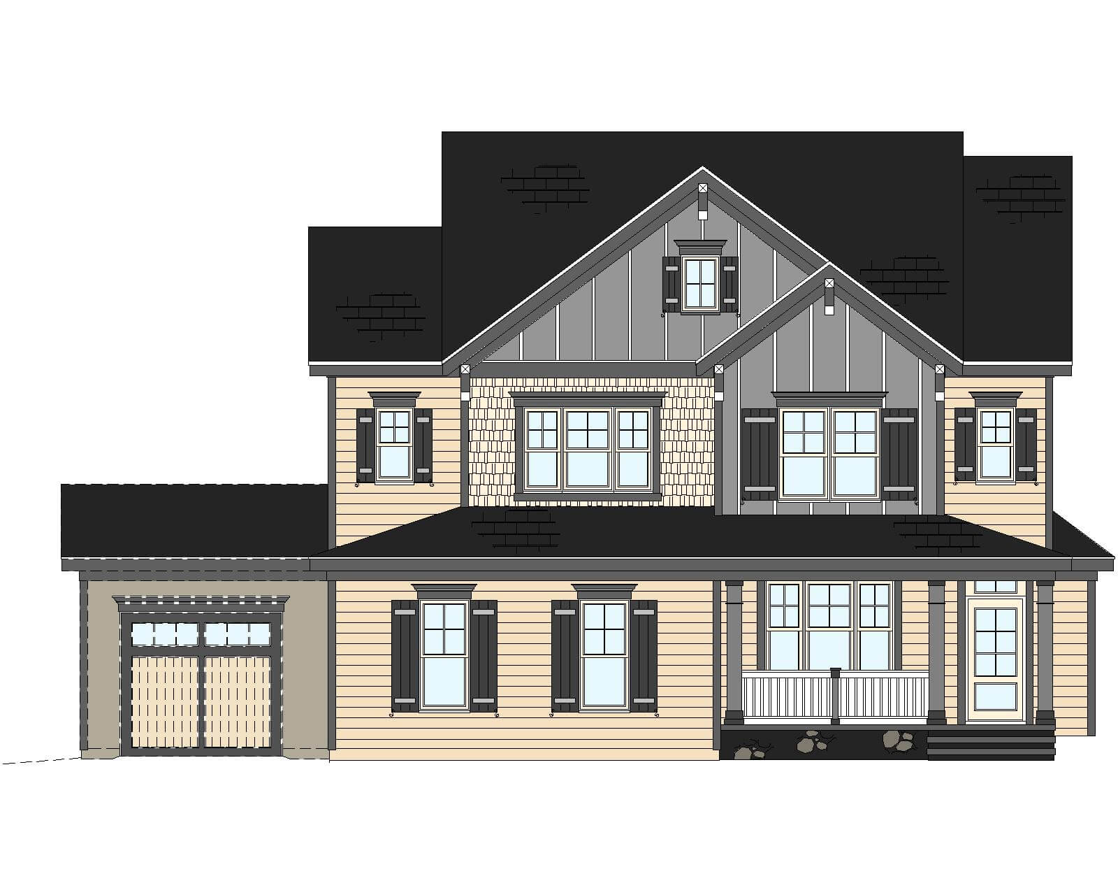 13-1790 my home floor plans_Front Elevation