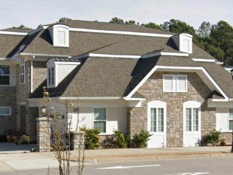 Elegant Duplex House Plan with Colonial Revival Architecture
