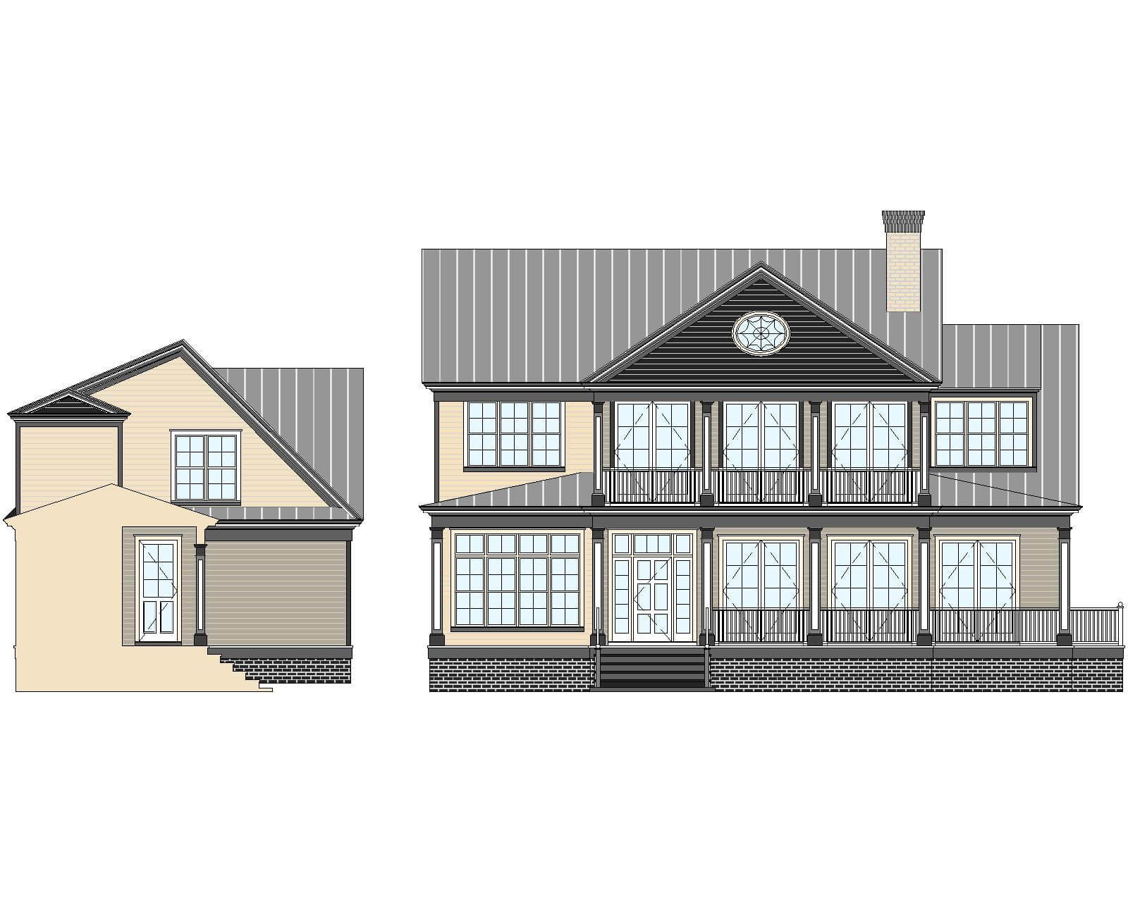 11-1592 my home floor plans_Front Elevation