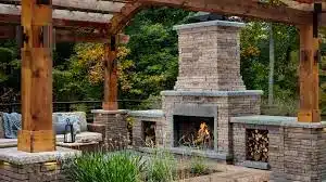 Home Plans with Outdoor Fireplace