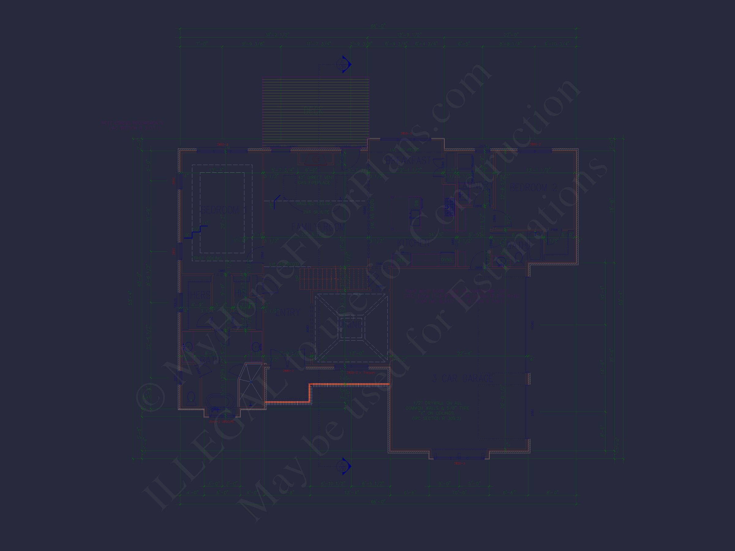 Elegant Home Plan with 2 Floors,4 Bedrooms & CAD Designs