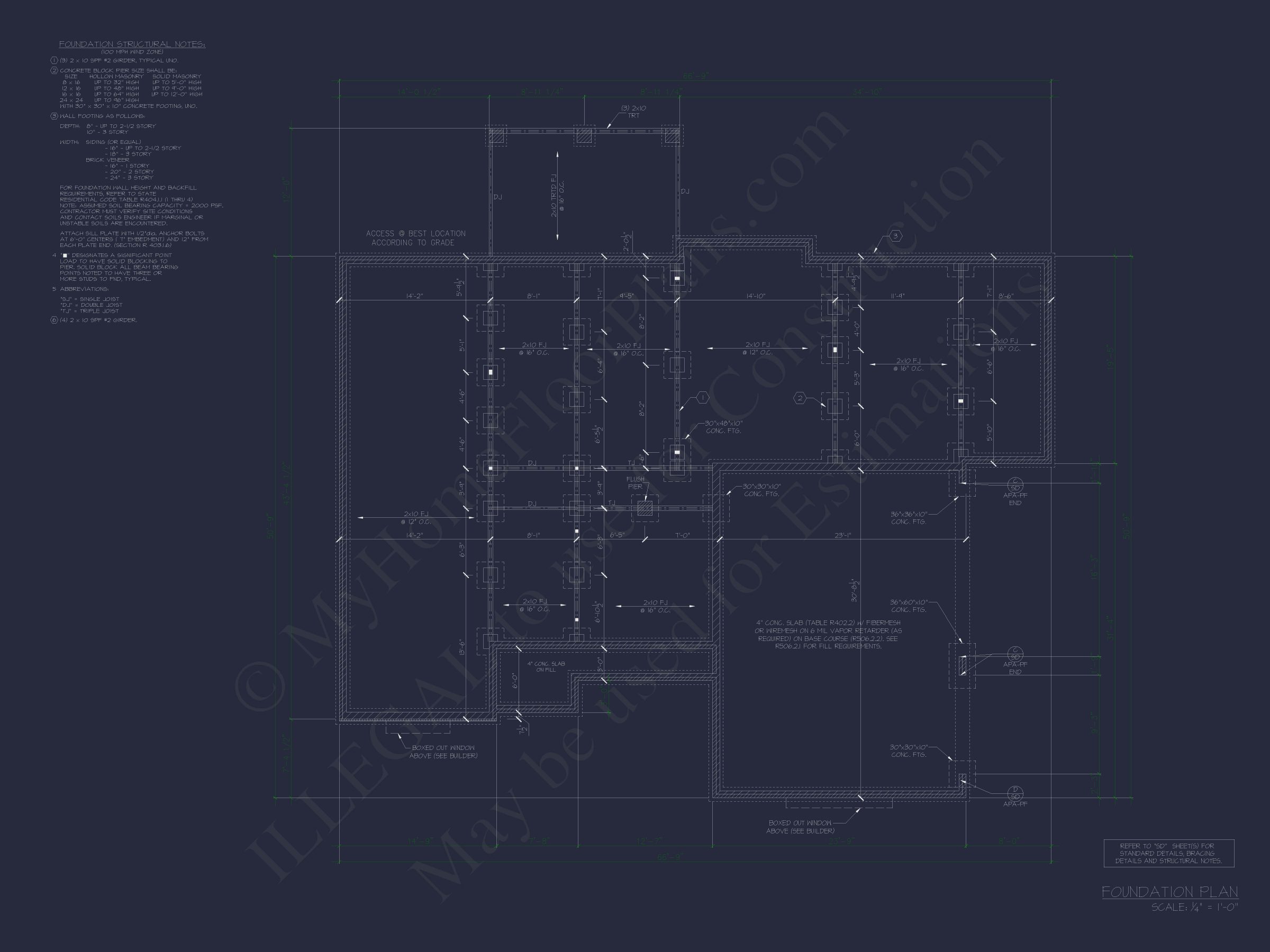 Elegant Home Plan with 2 Floors,4 Bedrooms & CAD Designs