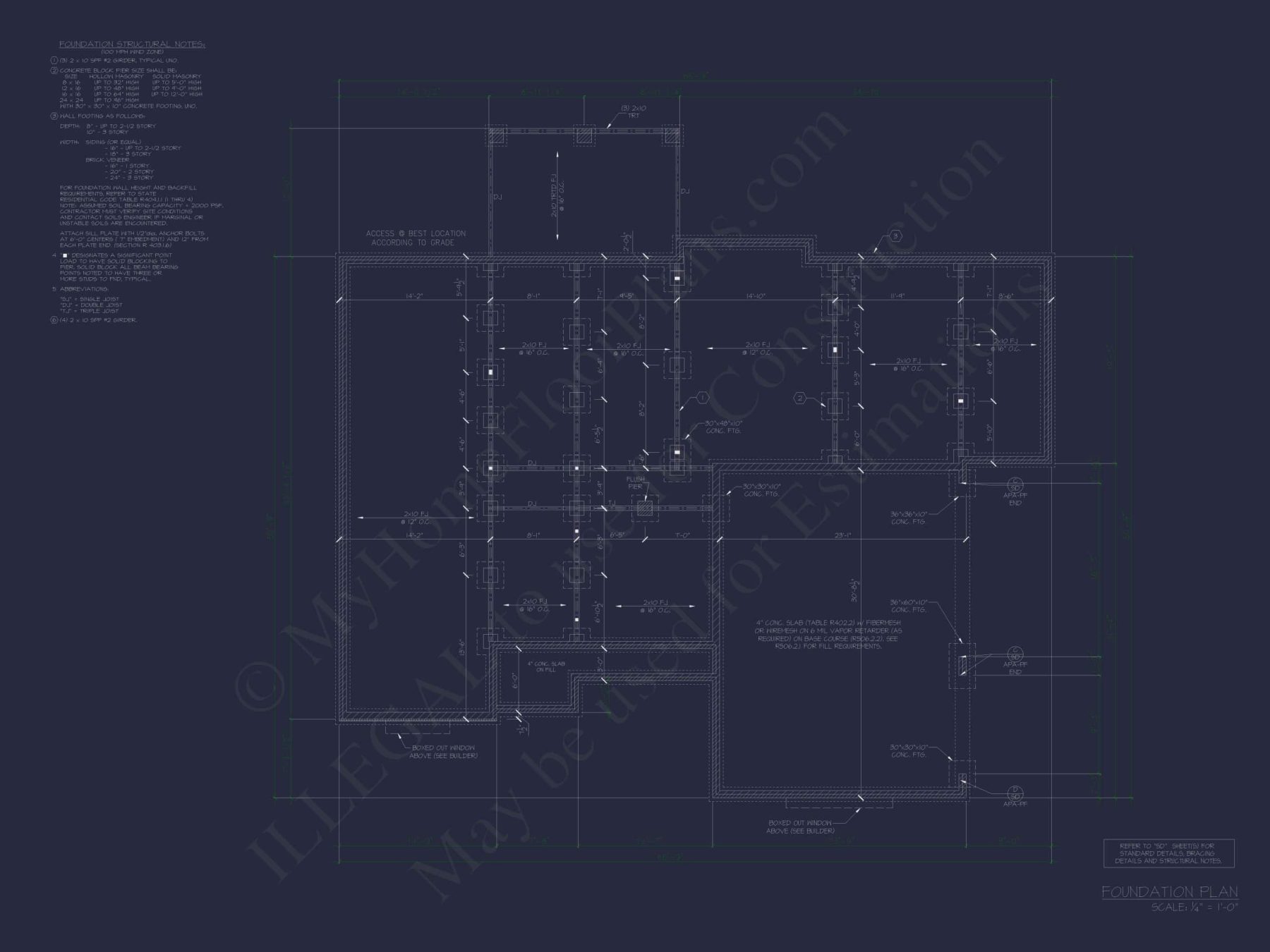 Elegant Home Plan with 2 Floors,4 Bedrooms & CAD Designs