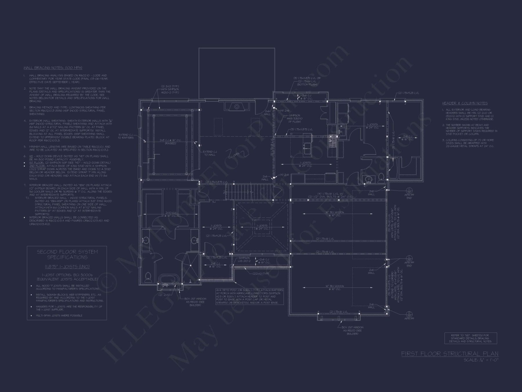 Elegant Home Plan with 2 Floors,4 Bedrooms & CAD Designs