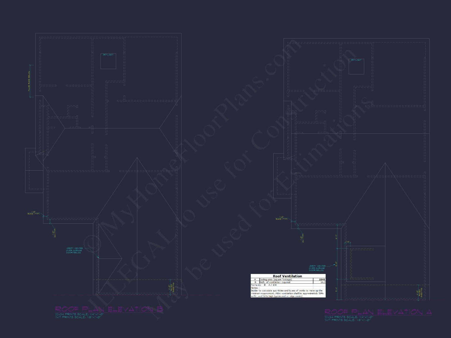 Modern 1.5-Story Duplex House Plan with CAD Designs & Vaulted Living Spaces