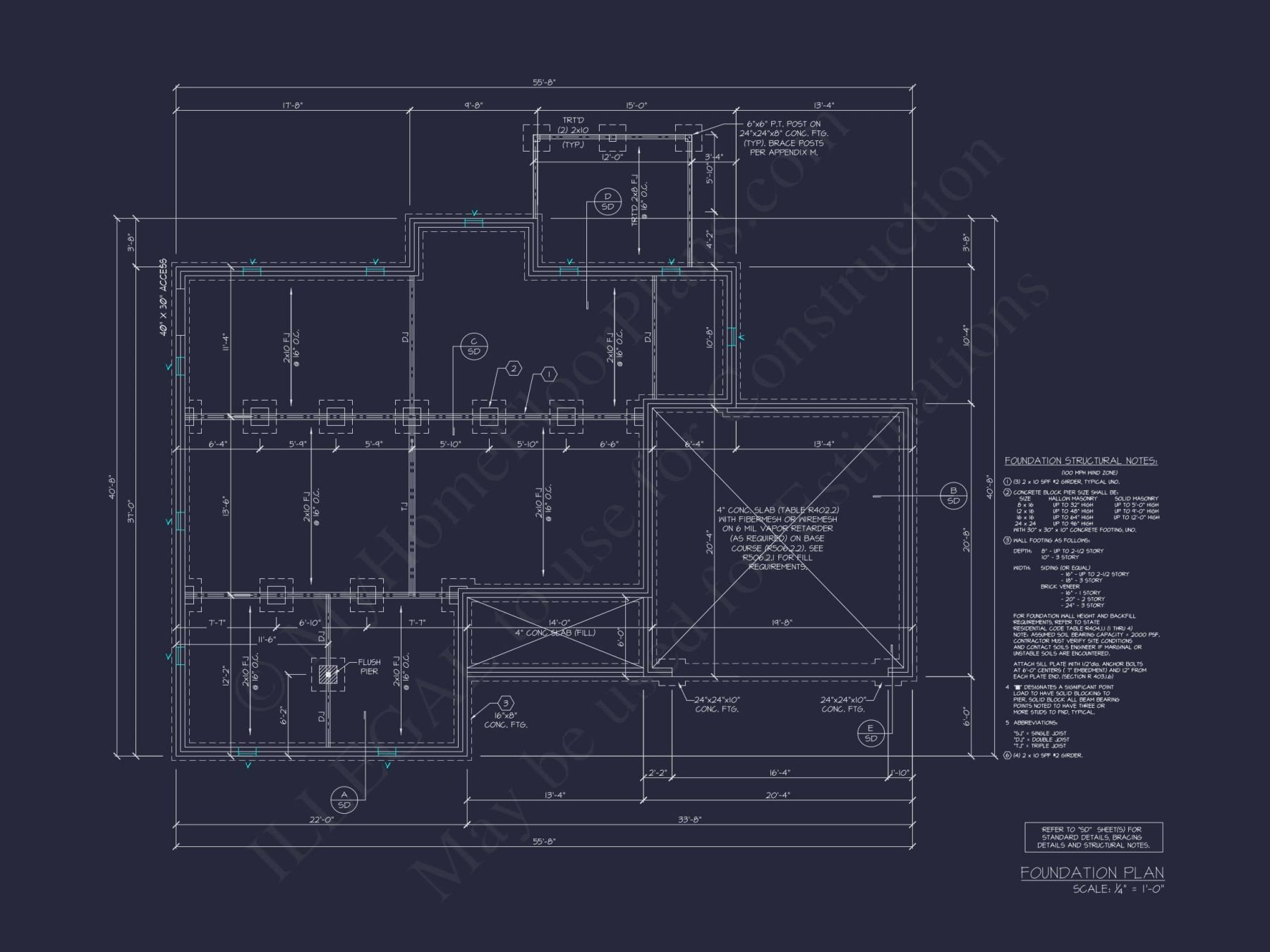 Craftsman Ranch House Plan with Open Floor Layout & CAD Designs