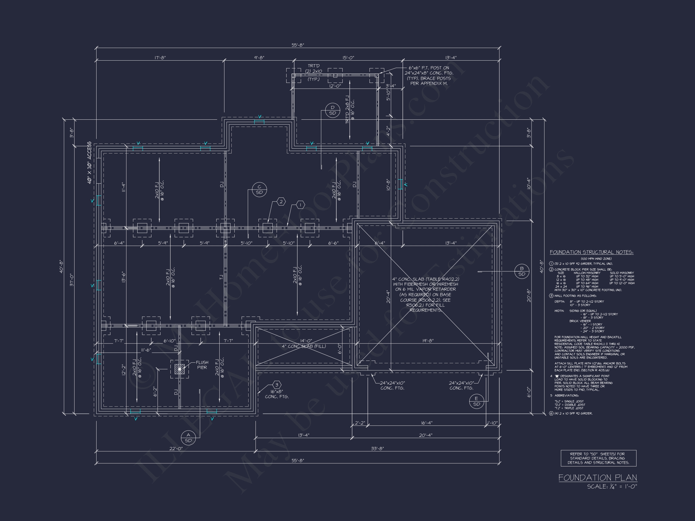 Craftsman Ranch House Plan with Open Floor Layout & CAD Designs