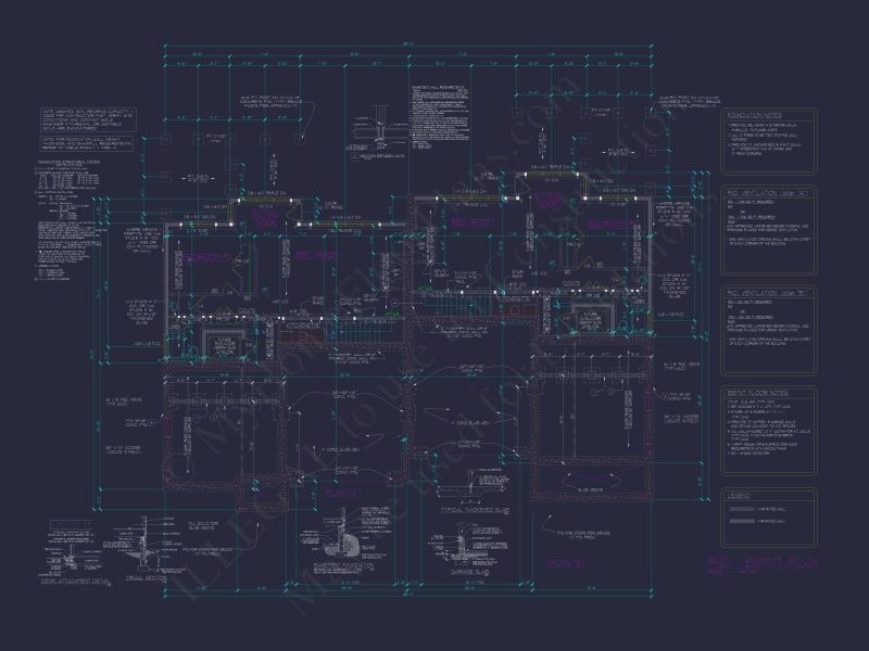 Modern Duplex Home Plan with CAD Blueprints & Flexible Layout