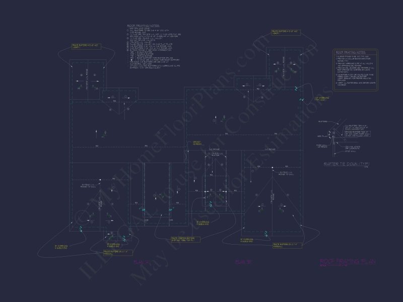 Modern Duplex Home Plan with CAD Blueprints & Flexible Layout