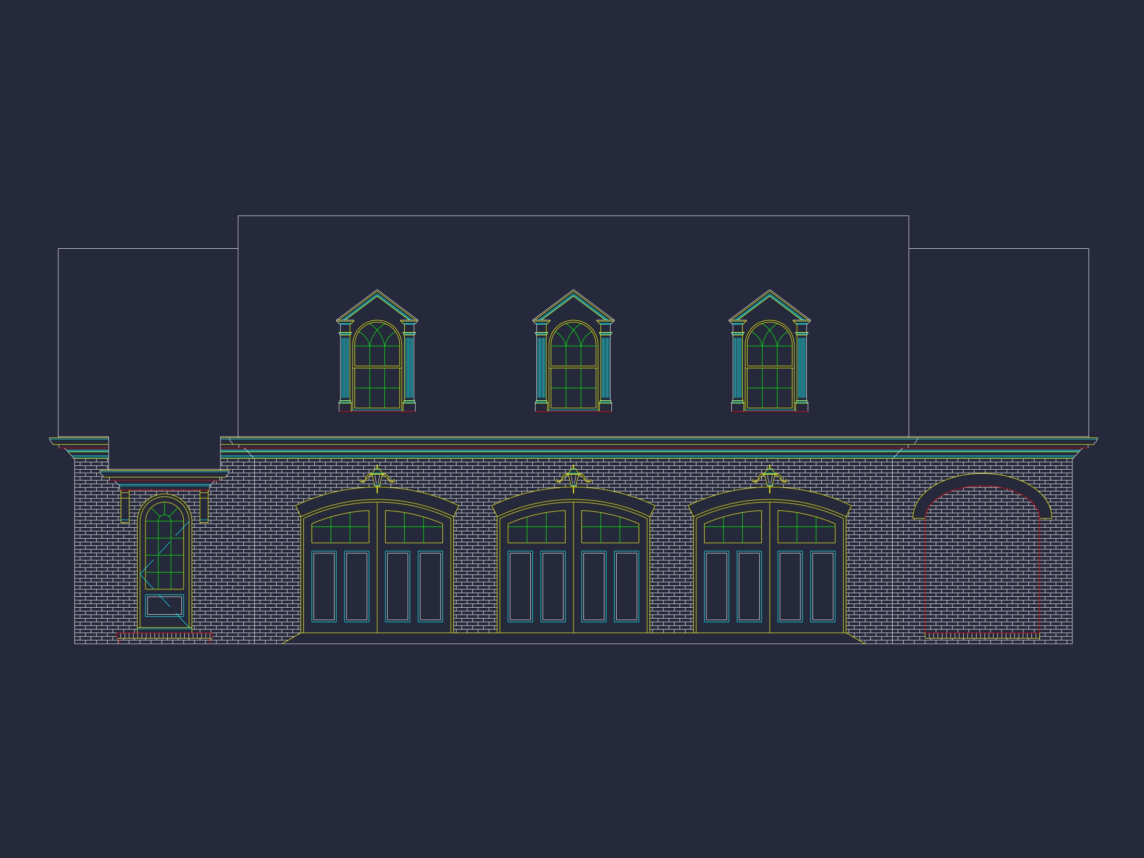 Stunning Traditional 2-Story House Plan with Vaulted Ceilings & Brick Exterior