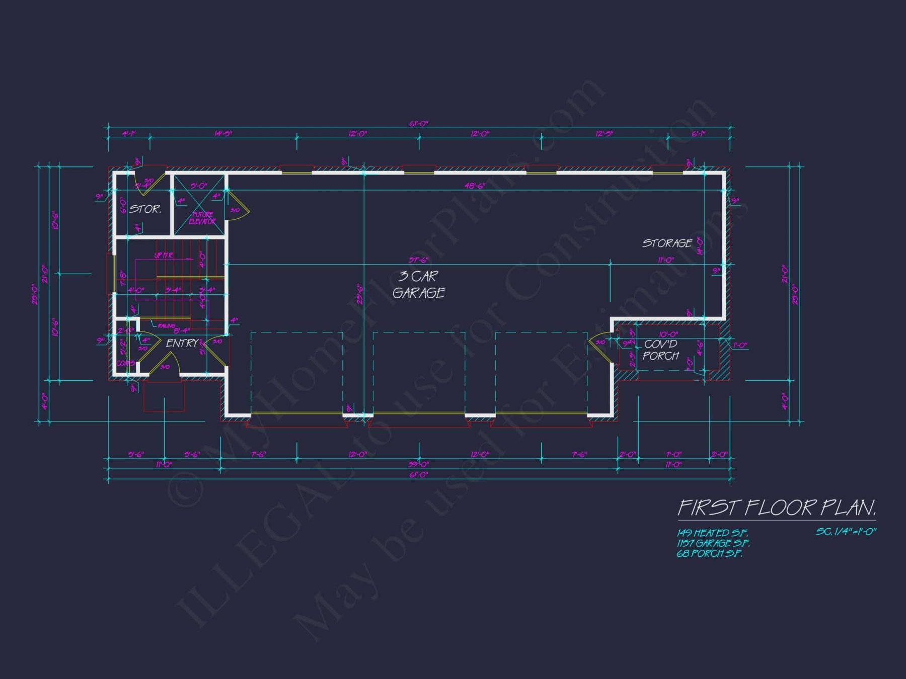 Stunning Traditional 2-Story House Plan with Vaulted Ceilings & Brick Exterior