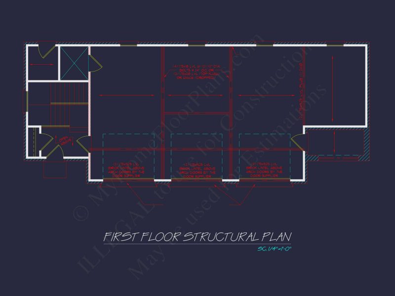 Stunning Traditional 2-Story House Plan with Vaulted Ceilings & Brick Exterior